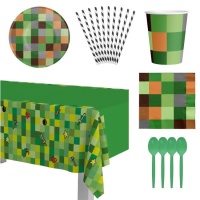 Minecraft Party Pack - 8 Personen