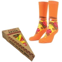 Pizza-Socken im Geschenkkarton - 1 Paar