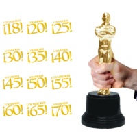 Oscar-Statuette mit Nummer