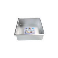 Tiefe quadratische Aluminium-Backform 10 x 10 cm - PME