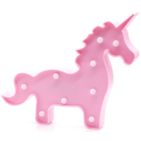 Einhorn Figur rosa geführt