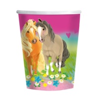 Pretty Pony Becher 250 ml - 8 Stück