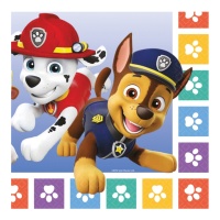 Paw Patrol Servietten Aktion 16,5 cm - 16 Stück.