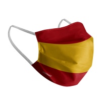 Wiederverwendbare hygienische Maske der spanischen Flagge für Erwachsene