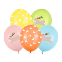 Latex Ostern Luftballons 30 cm - PartyDeco - 50 Stk.