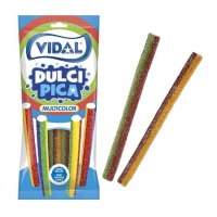 Mehrfarbiges Lakritz mit Pica-Pica-Geschmack - Dulcipica Vidal - 90 g