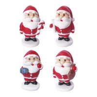 Weihnachtsmannfiguren, 3 cm - Dekora - 50 Stück