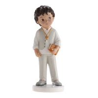 Figur für Kuchen von My first communion child with bible - 16,6 cm