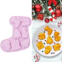 Silikonform für Weihnachtsstrümpfe 24 cm