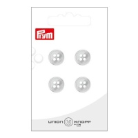 Graue Knöpfe mit 4 Ösen von 1,2 cm - Prym - 4 Stück.