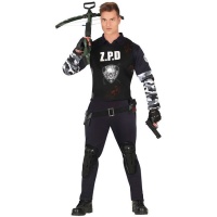 Zombie Catcher Polizist Kostüm für Männer