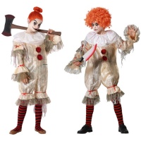 Killer Ghoulish Killer Clown Kostüm für Kinder