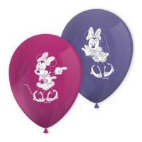 Minnie Mouse Latex-Ballons - Procos - 8 Stück.