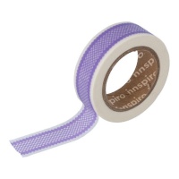 fliederfarbenes Konturen-Washi-Tape - 10 m