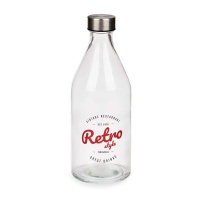 1 L Flasche Retro mit Stahlkappe