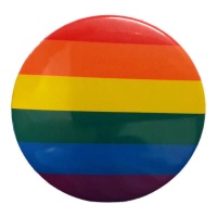 6 cm Regenbogenflaggen-Magnet