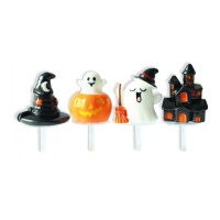 3D Halloween Cupcake Picks - Scrapcooking - 4 Stück.