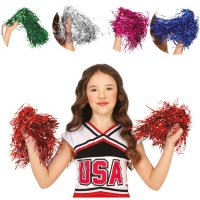 Cheerleader Pom Poms für Kinder - 2 Stück