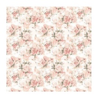 Pergamentpapier Shabby Roses 30,5 x 30,5 cm - Artis Dekor - 3 Blatt