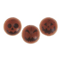 Zartbitterschokolade Kürbis Halloween Kürbis Kugeln Figuren - 40 Stk.