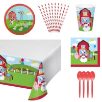 Happy Farm Party Pack - 8 Personen