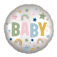 45cm Runder Baby-Ballon - Anagramm