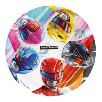 Power Rangers Teller 23 cm - 8 Stk.