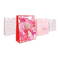 Love XO Geschenktasche 32 x 26 x 12,5 cm - 1 Stk.