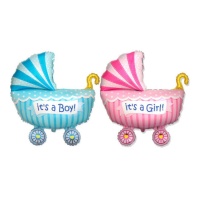 89 cm Babywagen Luftballon - Conver Party