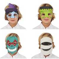 Kinder-Halloween-Monster-Masken - 1 Stk.