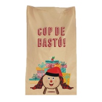 Tió de Nadal Geschenkumschlag 40 x 25 cm - 4 Stück