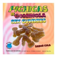 Penis-Gummis mit Cola-Geschmack und Zucker - 125g