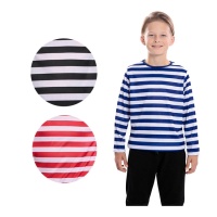 Gestreiftes Langarm-T-Shirt für Kinder