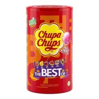 Chupa Chups sortierte Geschmacksrichtungen im Glas - 110 Stück