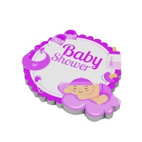 Baby Shower Girl Korkfigur 25 x 22 x 4 cm