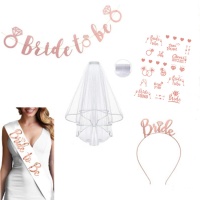 Bride To Be Brautset für Junggesellinnenabschiede - Monkey Business - 5 Stück