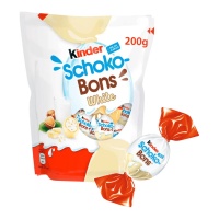 Kinder Schokobons aus weißer Schokolade - 200 gr