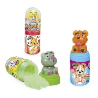 Mini-Flasche mit Pets Pop Dipper Lollipop mit Süßigkeiten 40 gr - 1 Stück