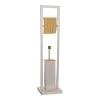 Toilettenbürstenhalter mit Toilettenbürstenhalter aus natürlichem Bambus 80 cm