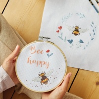 Kreuzstich-Duo-Set - Happy Bee - DMC