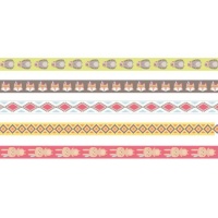 5 m Tipi Washi Tapes Set - 5 Stück.