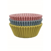 Pastellfarbene Cupcake-Kapseln - PME - 60 Stück.