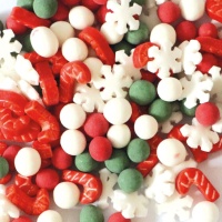 3D Sweet Christmas Sprinkles 42 gr - Scrapcooking