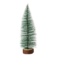 Weihnachtsbaum mit einem 25 cm hohen Holzsockel