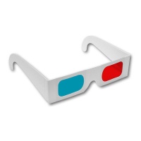 3D-Brille aus Pappe