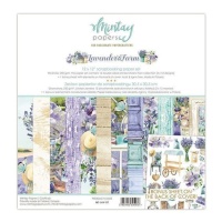 Lavender Farm Scrapbooking Papiersatz - Artis Dekor - 12 Blätter