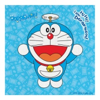 Doraemon Servietten 16,5 x 16,5 cm - 20 Stk.