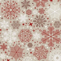 Canvas-Stoff Recycled Xmas Snowflakes - Katia