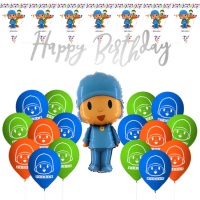 Pocoyo Party-Deko-Paket - 19 Teile