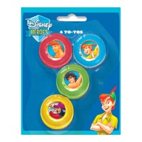 Yo-Yos mit Disney-Figuren - 4 Stück